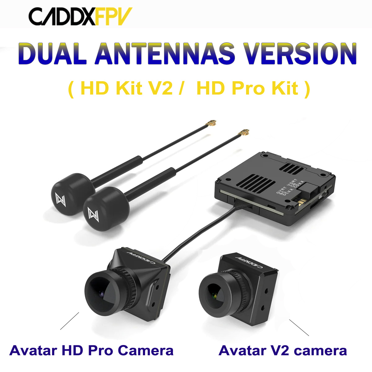 Walksnail Avatar Hd Pro Kit - Caddx Walksnail Avatar Çift Antenli Versiyon