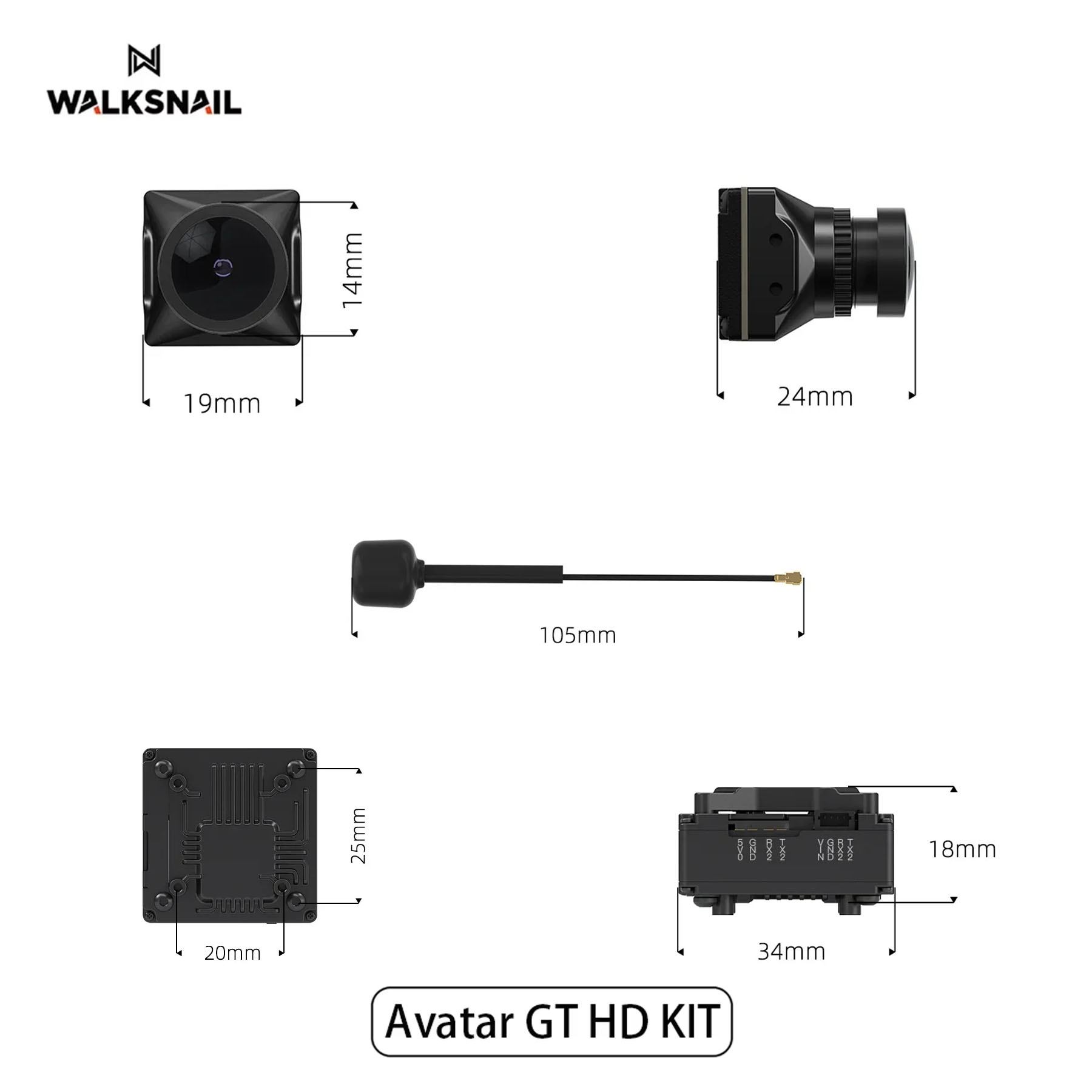 Walksnail Avatar GT HD KIT 2W  - Walksnail Avatar Hd Pro Kit incelemesi ve fiyatı