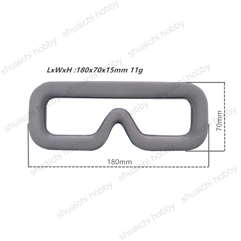 FPV Gözlükleri Göz Maskesi Ön  - Skyzone Cobra X V2 Fpv Goggles incelemesi ve fiyatı